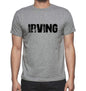 Irving Grey Mens Short Sleeve Round Neck T-Shirt 00018 - Grey / S - Casual