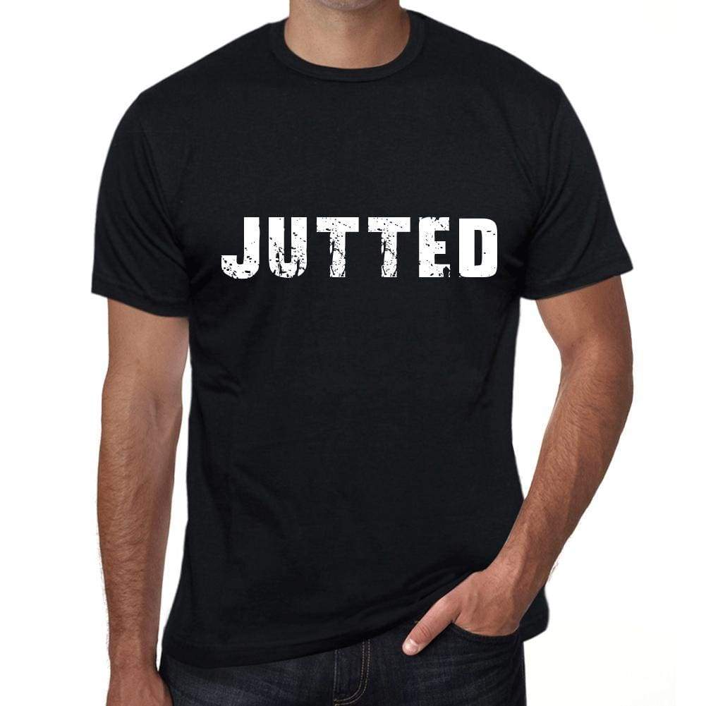 Jutted Mens Vintage T Shirt Black Birthday Gift 00554 - Black / Xs - Casual