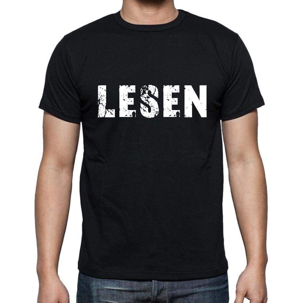 Lesen Mens Short Sleeve Round Neck T-Shirt - Casual