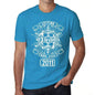 Letting Dreams Sail Since 2011 Mens T-Shirt Blue Birthday Gift 00404 - Blue / Xs - Casual