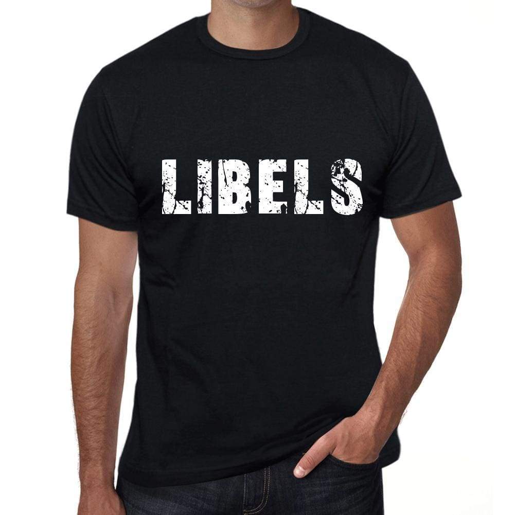 Libels Mens Vintage T Shirt Black Birthday Gift 00554 - Black / Xs - Casual