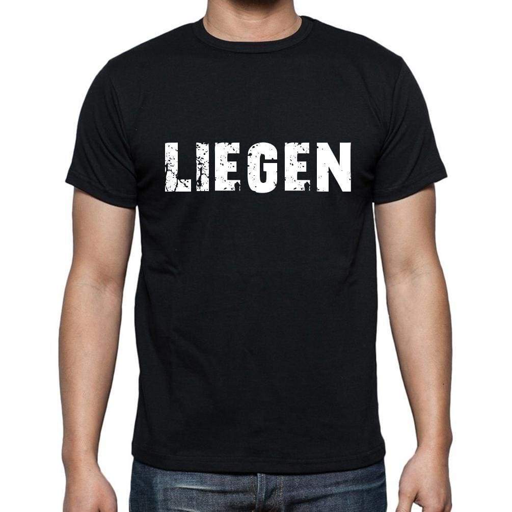 Liegen Mens Short Sleeve Round Neck T-Shirt - Casual