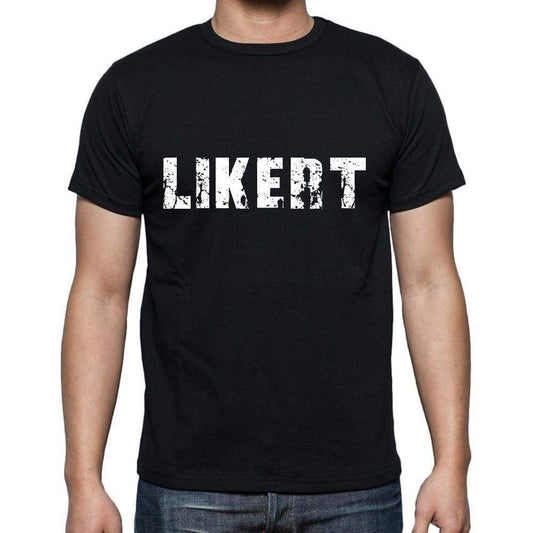 Likert Mens Short Sleeve Round Neck T-Shirt 00004 - Casual