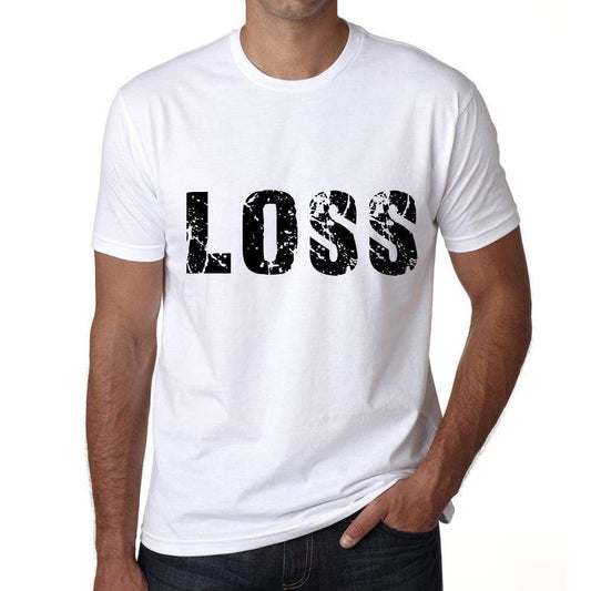 Loss Mens T Shirt White Birthday Gift 00552 - White / Xs - Casual