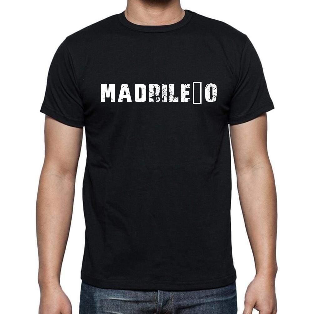 Madrile±O Mens Short Sleeve Round Neck T-Shirt - Casual