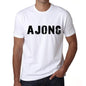 Mens Tee Shirt Vintage T Shirt Ajonc X-Small White 00561 - White / Xs - Casual