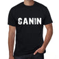 Mens Tee Shirt Vintage T Shirt Canin X-Small Black 00558 - Black / Xs - Casual