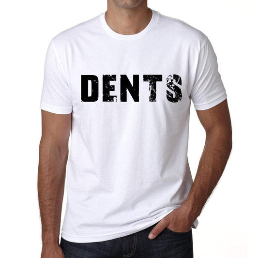 Mens Tee Shirt Vintage T Shirt Dents X-Small White 00561 - White / Xs - Casual