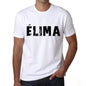 Mens Tee Shirt Vintage T Shirt Élima X-Small White 00561 - White / Xs - Casual