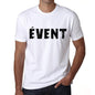 Mens Tee Shirt Vintage T Shirt Évent X-Small White 00561 - White / Xs - Casual