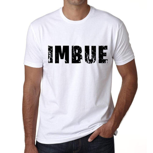 Mens Tee Shirt Vintage T Shirt Imbue X-Small White 00561 - White / Xs - Casual