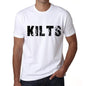 Mens Tee Shirt Vintage T Shirt Kilts X-Small White 00561 - White / Xs - Casual