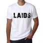 Mens Tee Shirt Vintage T Shirt Laids X-Small White 00561 - White / Xs - Casual