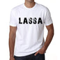 Mens Tee Shirt Vintage T Shirt Lassa X-Small White 00561 - White / Xs - Casual