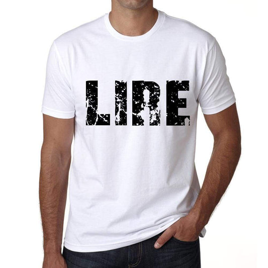 Mens Tee Shirt Vintage T Shirt Lire X-Small White 00560 - White / Xs - Casual