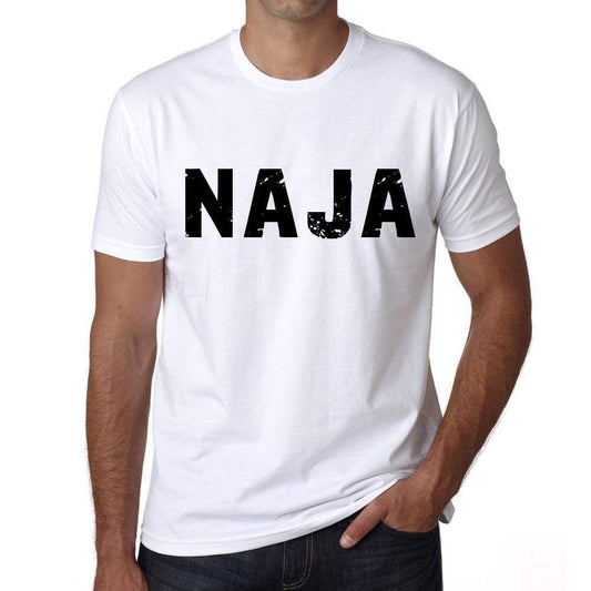 Mens Tee Shirt Vintage T Shirt Naja X-Small White 00560 - White / Xs - Casual