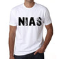 Mens Tee Shirt Vintage T Shirt Nias X-Small White 00560 - White / Xs - Casual