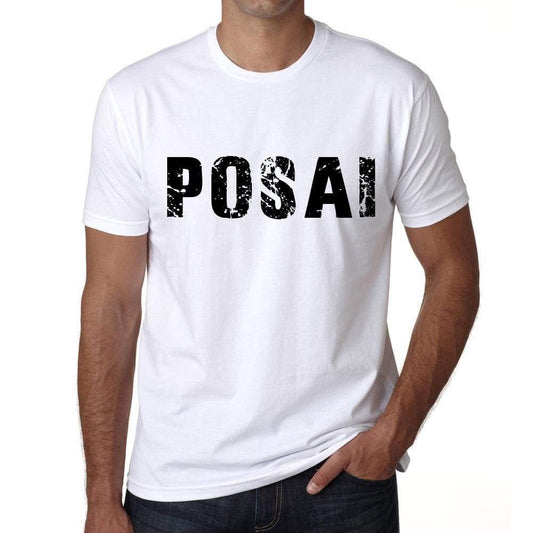 Mens Tee Shirt Vintage T Shirt Posai X-Small White - White / Xs - Casual