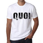Mens Tee Shirt Vintage T Shirt Quoi X-Small White 00560 - White / Xs - Casual