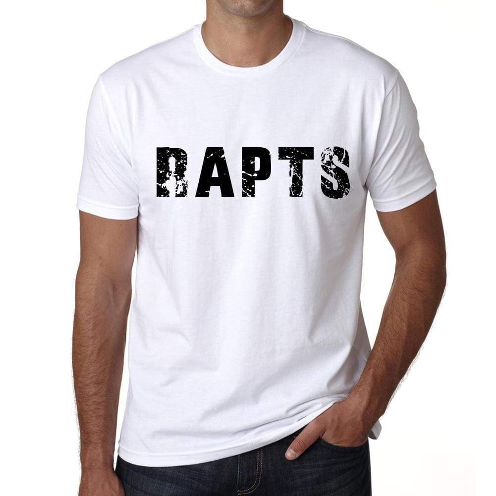 Mens Tee Shirt Vintage T Shirt Rapts X-Small White - White / Xs - Casual