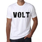 Mens Tee Shirt Vintage T Shirt Volt X-Small White 00560 - White / Xs - Casual