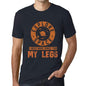 Mens Vintage Tee Shirt Graphic T Shirt I Need More Space For My Legs Navy - Navy / Xs / Cotton - T-Shirt