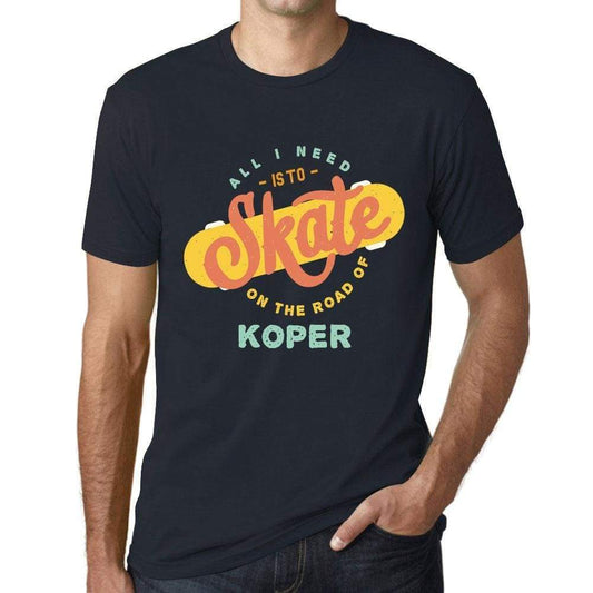 Mens Vintage Tee Shirt Graphic T Shirt Koper Navy - Navy / Xs / Cotton - T-Shirt