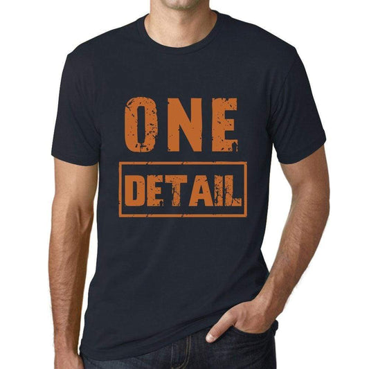 Mens Vintage Tee Shirt Graphic T Shirt One Detail Navy - Navy / Xs / Cotton - T-Shirt