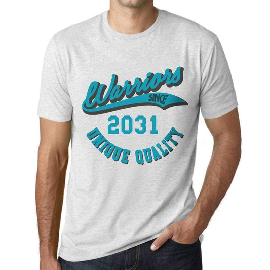 Mens Vintage Tee Shirt Graphic T Shirt Warriors Since 2031 Vintage White - Vintage White / Xs / Cotton - T-Shirt