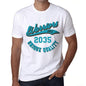 Mens Vintage Tee Shirt Graphic T Shirt Warriors Since 2035 White - White / Xs / Cotton - T-Shirt