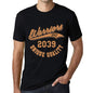 Mens Vintage Tee Shirt Graphic T Shirt Warriors Since 2039 Deep Black - Deep Black / Xs / Cotton - T-Shirt