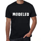 Modeled Mens T Shirt Black Birthday Gift 00555 - Black / Xs - Casual