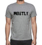 Mostly Grey Mens Short Sleeve Round Neck T-Shirt 00018 - Grey / S - Casual