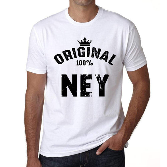 ney, 100% German city white, <span>Men's</span> <span>Short Sleeve</span> <span>Round Neck</span> T-shirt 00001 - ULTRABASIC