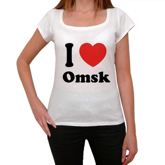 Omsk T shirt woman,traveling in, visit Omsk,Women's Short Sleeve Round Neck T-shirt 00031 - Ultrabasic