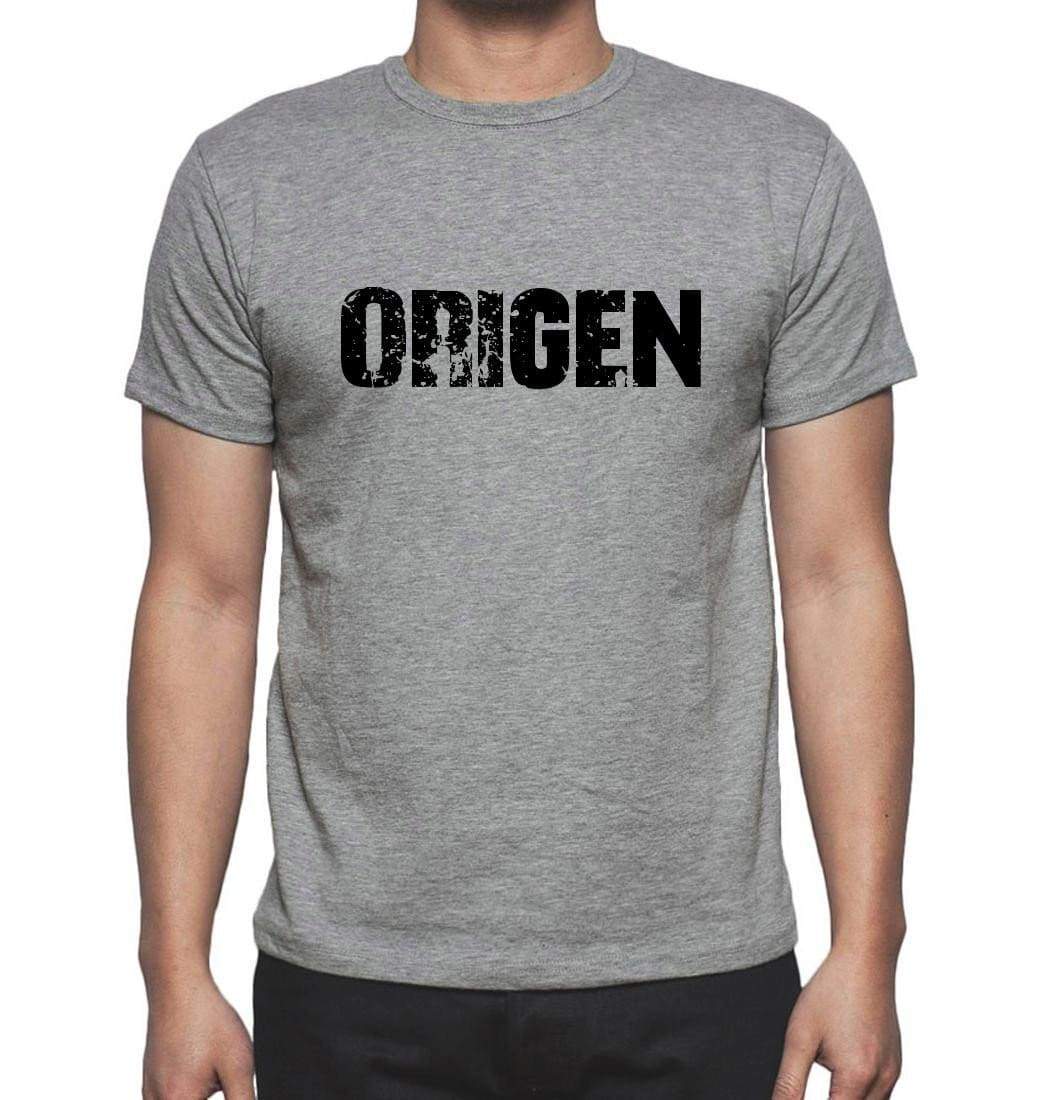 Origen Grey Mens Short Sleeve Round Neck T-Shirt 00018 - Grey / S - Casual