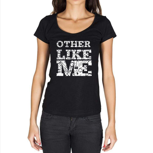 Other Like Me Black Womens Short Sleeve Round Neck T-Shirt - Black / Xs - Casual