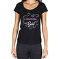 Parachuting Is Good Womens T-Shirt Black Birthday Gift 00485 - Black / Xs - Casual