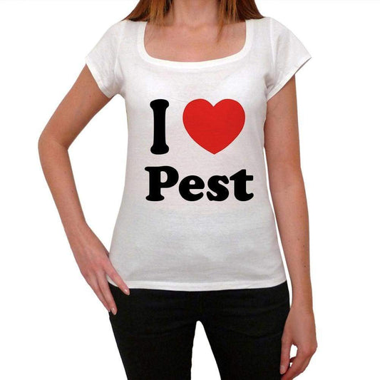Pest T shirt woman,traveling in, visit Pest,Women's Short Sleeve Round Neck T-shirt 00031 - Ultrabasic