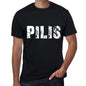 Pilis Mens Retro T Shirt Black Birthday Gift 00553 - Black / Xs - Casual