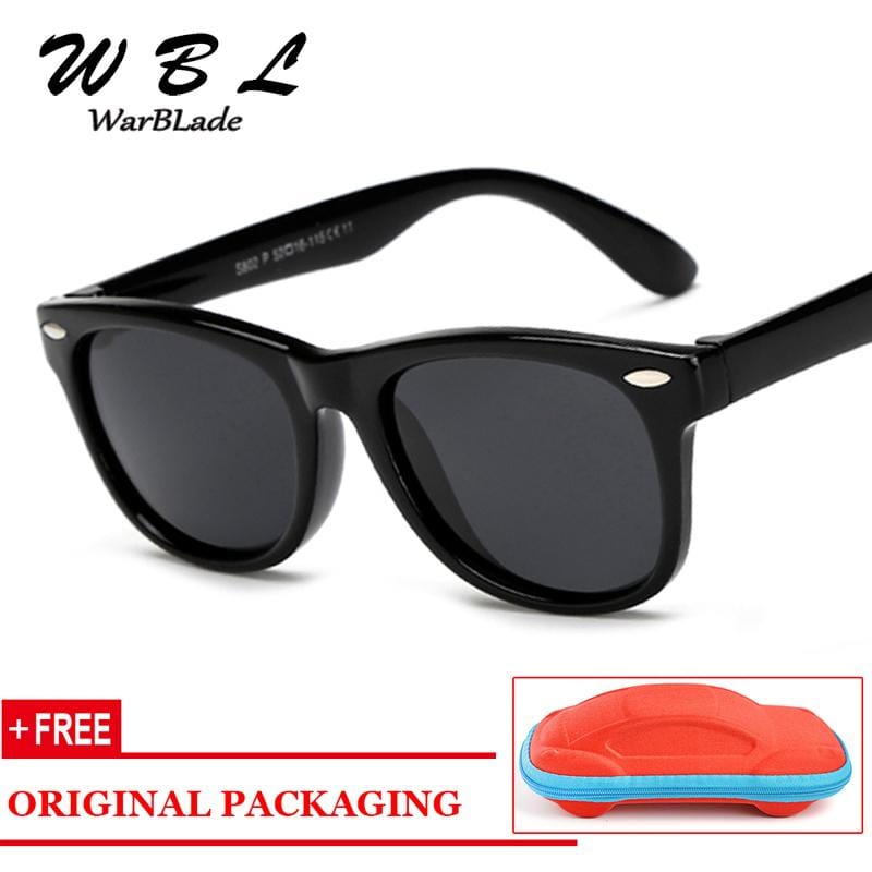 WarBLade Kids Boys TR90 Unbreakable Polarized Sunglasses Children Girls Safety Polaroid Sun Glasses Sport UV400 Mirror-Sunglasses-Ultrabasic