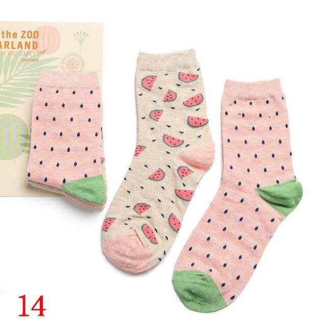 2 paar 2020 Frühling Herbst Nette Socken Frauen Weihnachten Geschenk Box Baumwolle Socken Cartoon Print Kreative Mode Kurze Glückliche Socken für Mädchen