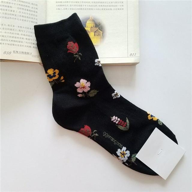 [EIOISAPRA] Style coréen femmes tournesol chaussettes courtes Art créatif Harajuku chaussettes japonaises haute qualité coton marée Sox