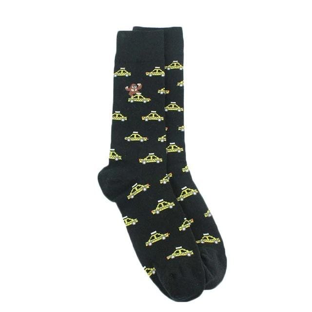 [COSPLACOOL] nouveauté Cool Harajuku équipage chaussettes drôles rue Hip Hop grande taille chaussettes hommes Divertidos bière Skateboard Chaussette Homme