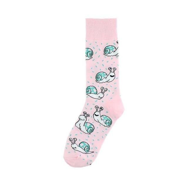 Chaussettes amusantes pour adultes, mi-mollet, à la mode, chimpanzé, carlin, taureau, bouledogue, paresseux, escargot, Boston Terrier, singe, chien, chiot, Animal, livraison directe