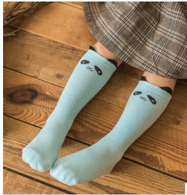 Chaussettes en coton pour enfants, chaussettes de style dessin animé souris, renard, totoro, pour bébés, petits garçons et filles, jambes hautes, chaudes, chaussettes courtes pour grands enfants