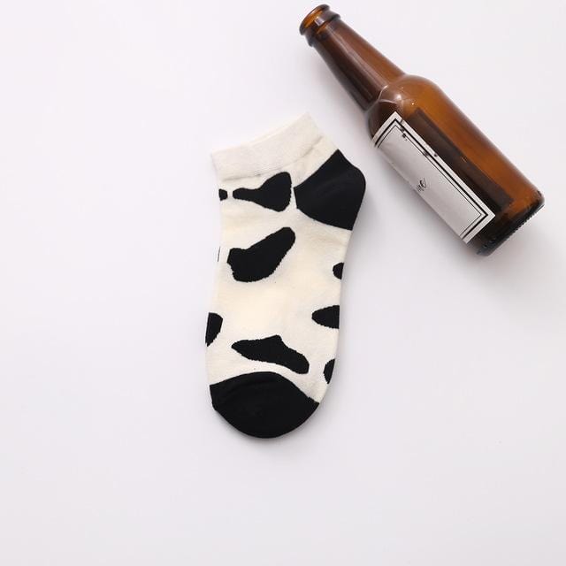 Chaussettes d'été tendance pour hommes, chaussettes en coton, bateau, intérêt, drôle, originalité, Harajuku, cheville, nourriture, fruits