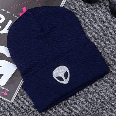 Heißer Verkauf Stickerei Alien Hut Winter Männer Und Frauen Manschette Hüte Weiche Feste Mützen Hip Hop Unisex Warme Gestrickte Kappen gorros De Lana