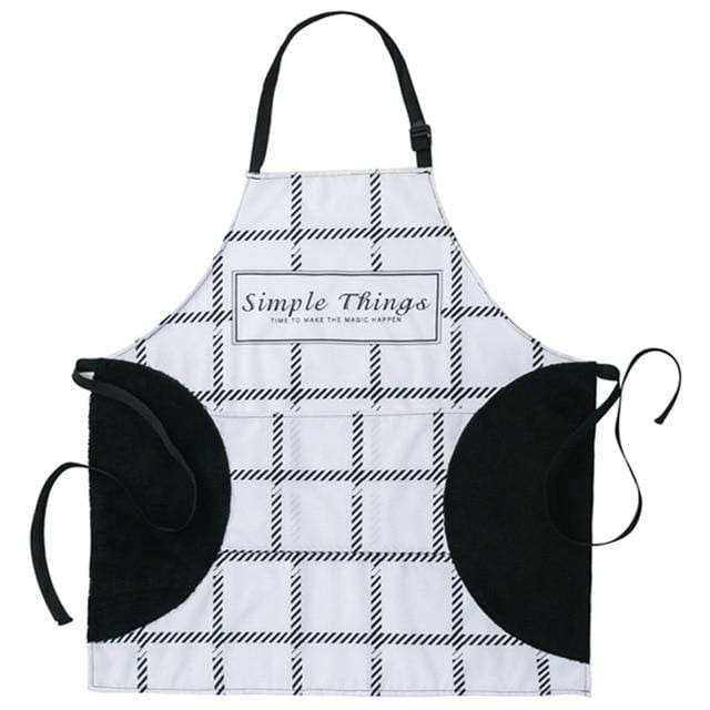 New Water-proof hand apron adjustable anti-oil cooking kitchen fashion adult female waist aprons for woman mandol cocina cactus