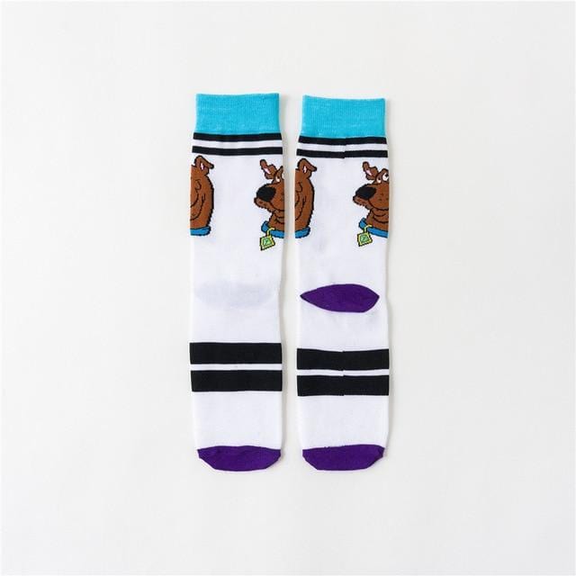 2020 lustige Cartoon-Anime-Drucksocken Kaninchen Ente Mode personalisierte Neuheit Männer Frauen Komfort atmungsaktiv blau grau Baumwollsocke